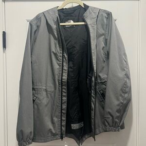 The North Face Gray Windbreaker Jacket